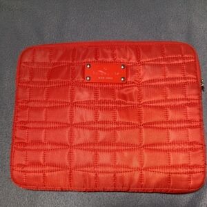 Kate Spade quilted tablet sleeve- Persimnon